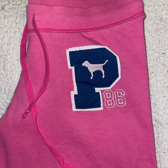 Pink Victoria’s Secret Women’s Logo Jogger Sweatpants - Picture 3 of 7